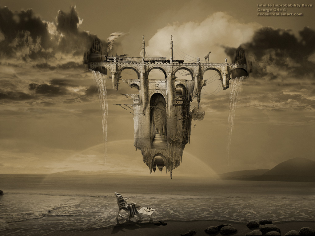 Alternative Sky-rover digital fantasy arts wallpapers contemporary surrealist
