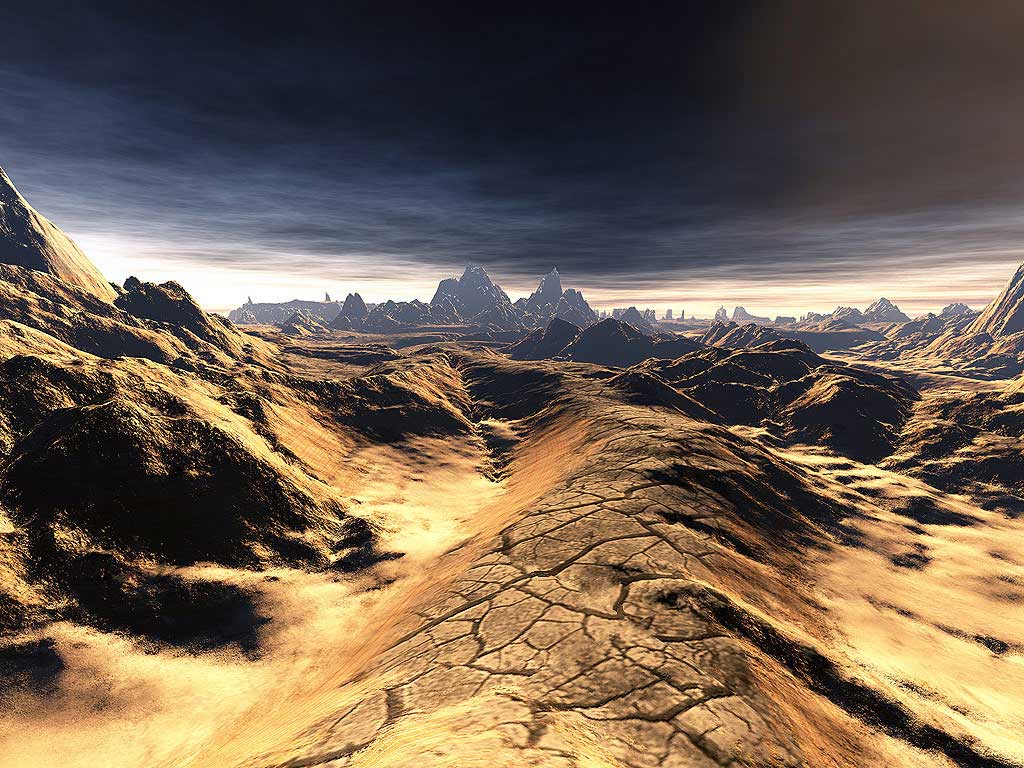 Terragen art landscapes 3d shareware digital wallpapers