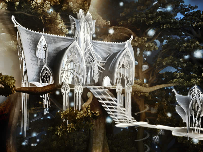 Paradoxum architecture fantasy arts 3d shareware digital wallpapers