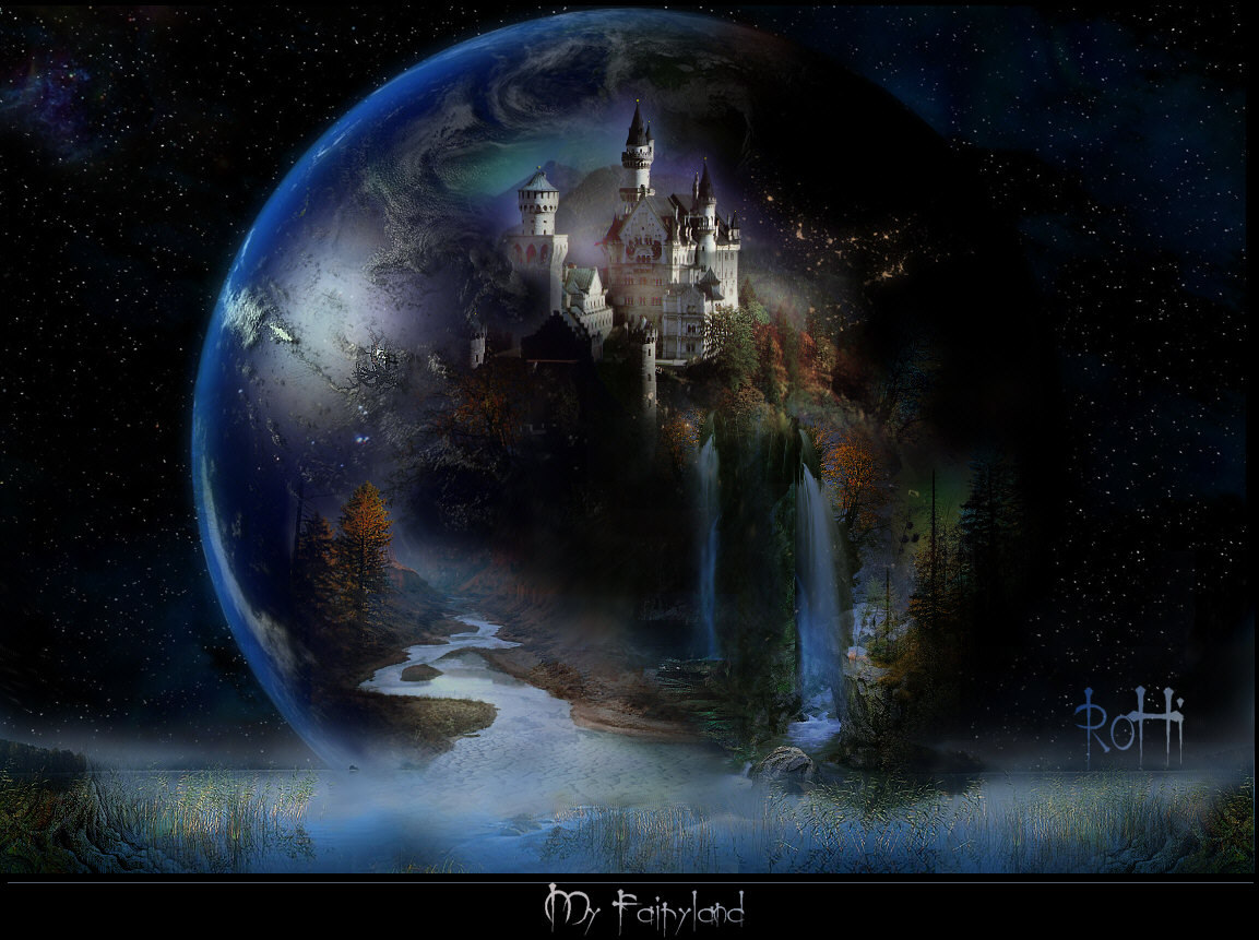 Rolf H. landscapes fantasy arts 3d shareware digital wallpapers
