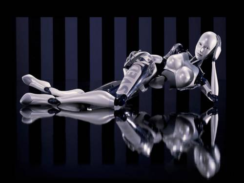 Wallpaper image: iRobot female, Science Fiction, 3D Digital Art, Female robot feminine android woman machine sci-fi fiction Science fiction Matte painting fantastic imaginary futuristic inventive Digital Computer image software