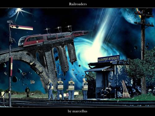 Wallpaper image: Fantasy railroader, Science Fiction, Mixed Media, rail
railroader
Bridge
Blender
The gimp
marcellus
marcellus3Dgallery

viaduct
black hol
end of the World
space