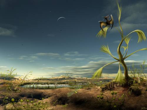 Wallpaper image: Alien Biotope, Science Fiction, 2D Digital Art, 