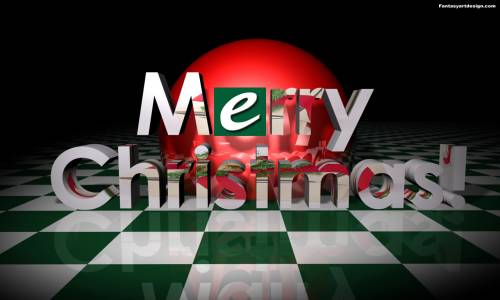 Wallpaper image: Merry Christmas greeting desktop background, Mixed Style, 3D Digital Art, 2009 Merry Christmas greeting Merry Christmas wishes welcoming picture, Merry Christmas celebration desktop background Merry Christmas wishes desktop background card desires text.
