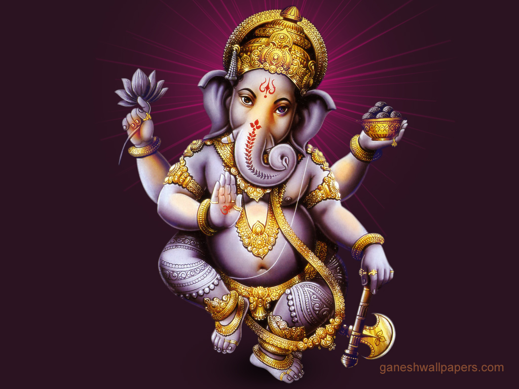 Free computer desktop wallpaper:Ganesh Chathurthi Wallpaper, 2D Digital Art, Surreal Art, The elephant-headed Ganesha as lord of the Ganas was known to the world. Ganesha emerged as a distinct deity in clearly recognizable form in the 4th and 5th centuries, during the history, although he inherited traits from Vedic and pre-Vedic precursors.
