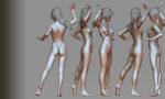 Timber girl modeling, Mixed Style, 3D Digital Art