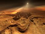 Wallpaper image: Alien geology, 3D Digital Art