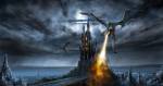Dark spire, Fantasy Art, 2D Digital Art