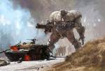 Mechanical desert, 2D Digital Art, 2D Digital Art