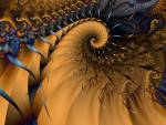 blue-gold wallpaper, Abstract, 2D Digital Art