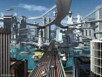 Metropolis, Science Fiction, 3D Digital Art