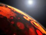 Wallpaper image: Red Planet, 3D Digital Art
