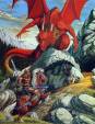D&D Ancient Red, Dungeons & Dragons, Fantasy Art, 2D Digital Art