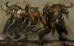 Monster characters concept, Fantasy Art, 2D Digital Art
