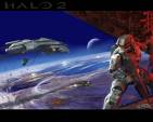 Chief Atmos Halo 2 2D Digital Art Science Fiction: Digital wallpaper 