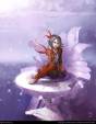 Ice Flower, Fantasy Art, 2D Digital Art