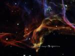 Wallpaper image: Wallpaper: The Veil Nebula, 2D Digital Art