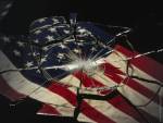 American flag wallpaper broken glass, Abstract, Photo Manipulation