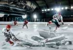 Widescreen desktop wallpaper image sample: Amusement hockey, Photo Manipulation