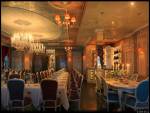 Restaurant in Moscow, Mixed Style, 3D Digital Art