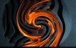 Flaming twirl design, Abstract, Photo Manipulation