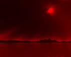Red sunset mystery, Nature, 3D Digital Art