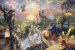 Beauty and the Beast, Disney Animation, Fantasy Art, Mixed Media