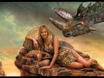 Wallpaper image: Anne Queen of Dragons, 2D Digital Art