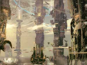 Science fiction scenes & spacescapes 3d fantasy art image