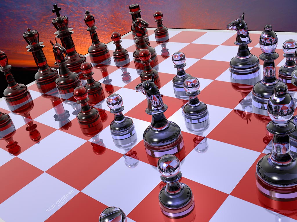 3d fantasy arts, graphic art pictures 3d Chess game wallpaper