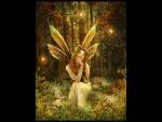 The Fairies Vale, Fantasy Art, Mixed Media