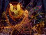 The Fairy Spell, Fantasy Art, Mixed Media