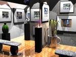 Hardwood Gallery, Mixed Style, 3D Digital Art