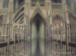 Wallpaper standard size: The water cathedral, 3D Digital Art