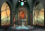 Bathroom, Fantasy Art, 3D Digital Art