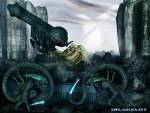 Alien Gunner, Science Fiction, 3D Digital Art