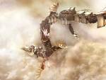 Flying dragon snake, Science Fiction, 3D Digital Art