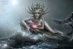 Mermaid, Fantasy Art, 2D Digital Art graphic design